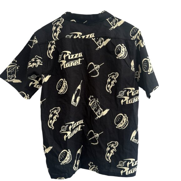 Disney Parks Toy Story Pizza Planet Camp Shirt Button Down Medium - Picture 3 of 7
